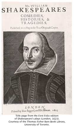 Shakesprease first folio